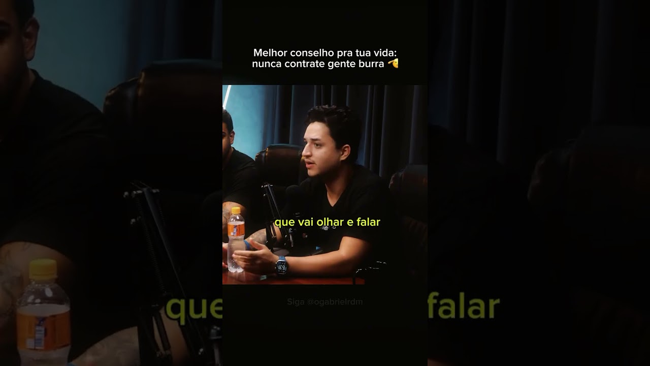 Melhor conselho pra tua vida: nunca contrate gente burra 