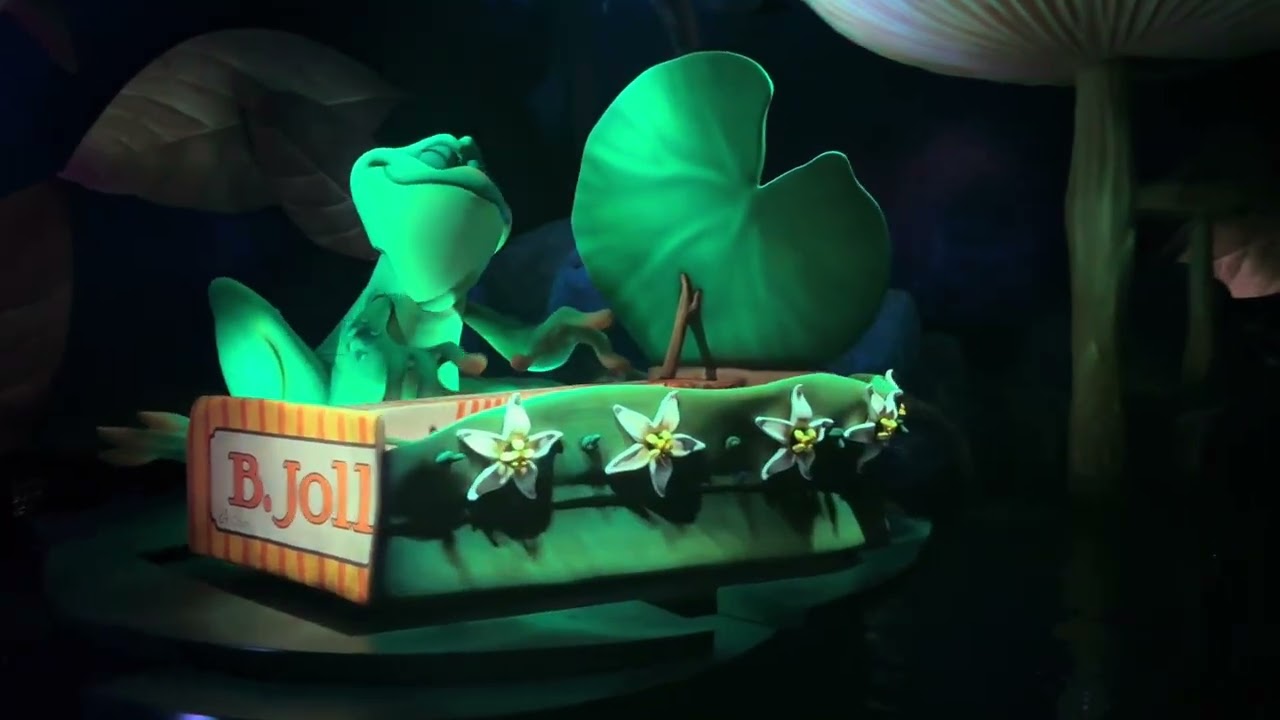 Tiana's Bayou Adventure ride at Disneyland 2026 02 22