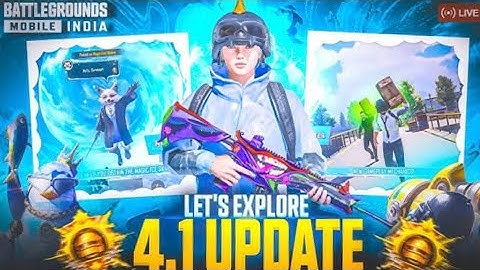 Exploring New BGMI 4.1 | PUBG Mobile 4.1 Update New Features and Gameplay | PUBG MOBIL