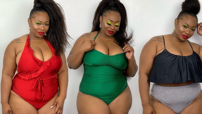Plus Size Bathing suits Try-On to wear @ Home cuz we still in a Pandemic FT  CupShe 