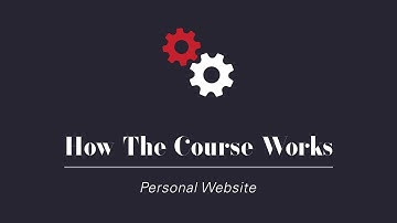 How the Course Works - Setting Up Your Personal Website