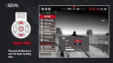 SETTALL Monocular Infrared Night Vision Scope Impact Video Function Operation Guide