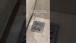 Banyo giderindeki saç ve böceklere pratik çözüm! 🚿✨ #banyodüzeni #banyotemizliği #pratikçözümler