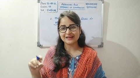 CLASS VI ENGLISH 22-06-2021 by Ms. SHWETA SHUKLA