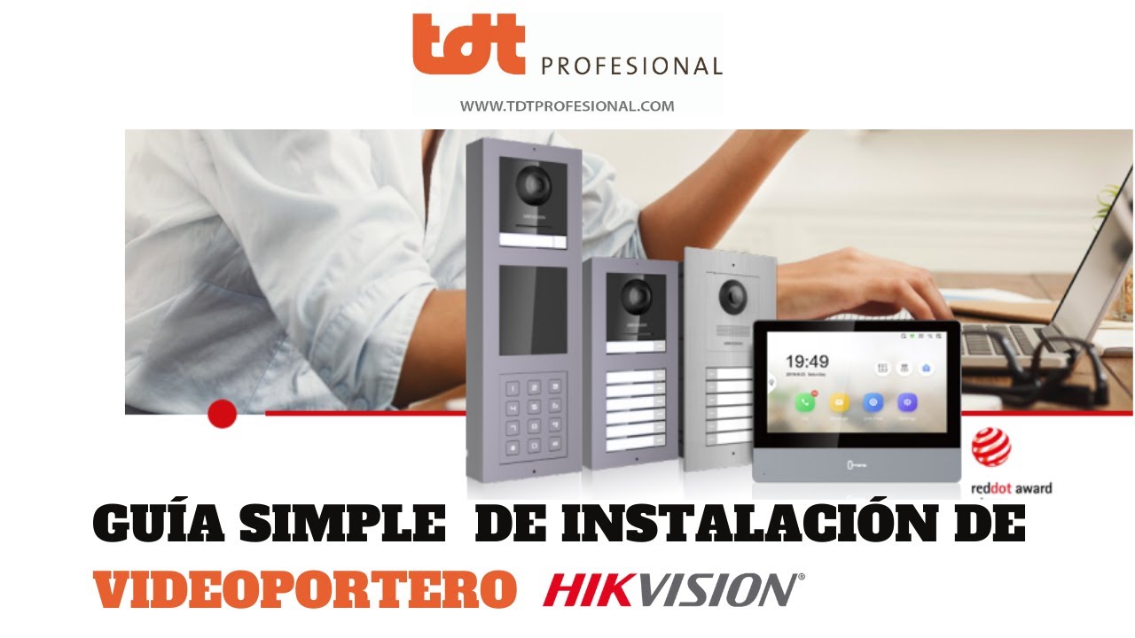 KIT VIDEOPORTERO DOS HILOS BASADO EN IP HIKVISION