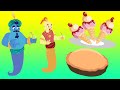 Aladdin -  Genies Transforms into a SEESAW and a LARGE WEIGHT ! - Fairy Tales cartoons for kids