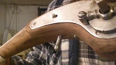 Wheellock pistol build 1650 pt 43 installing the trigger