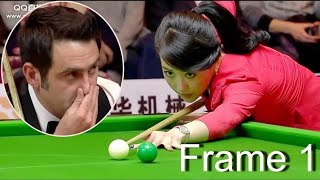 Snooker｜ Rocket Ronnie O'Sullivan｜  HOW TO FLIRT A BEAUTIFUL GIRL WITHOUT SAYING A WORD ｜潘晓婷 screenshot 4
