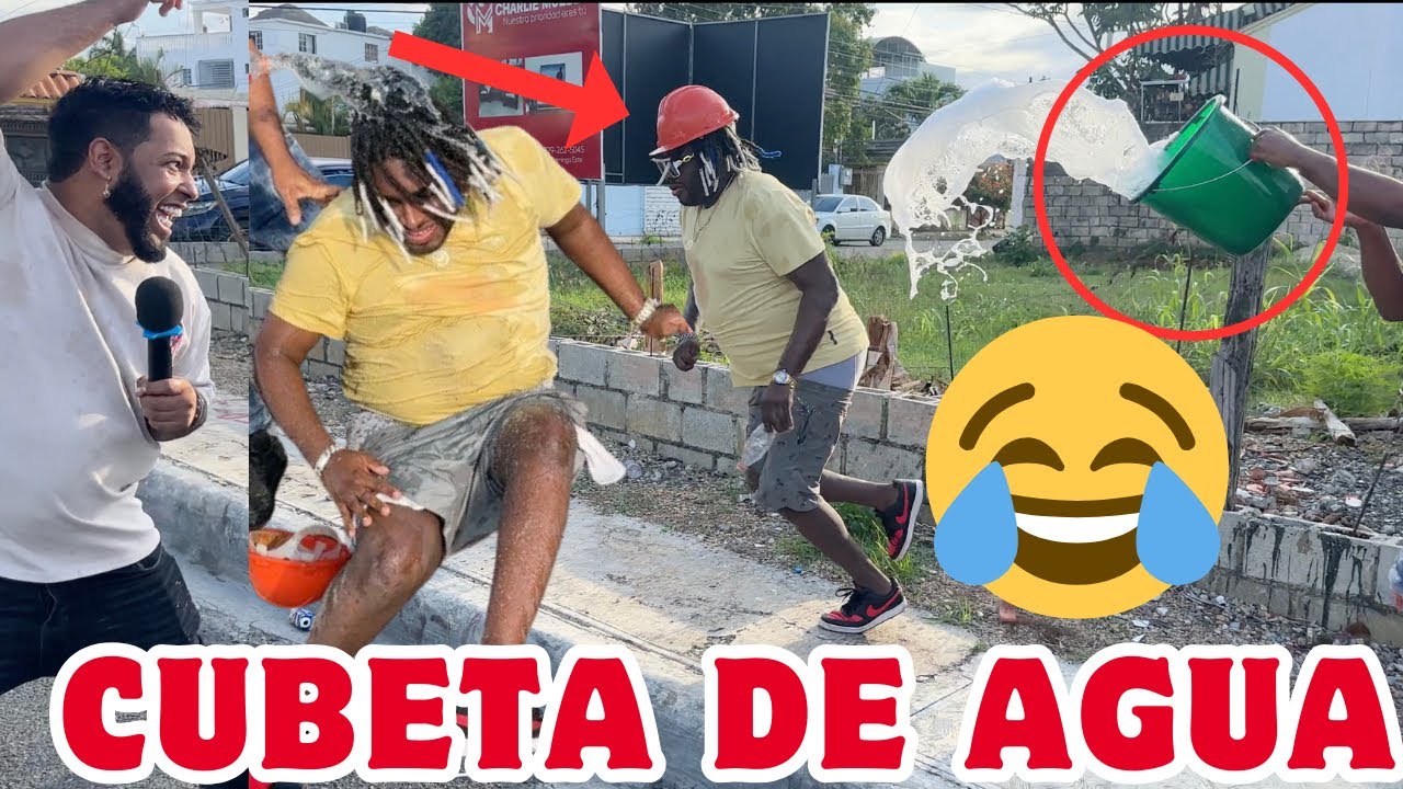 MR BLACK LA FAMA BROMA CUBETA  DE AGUA