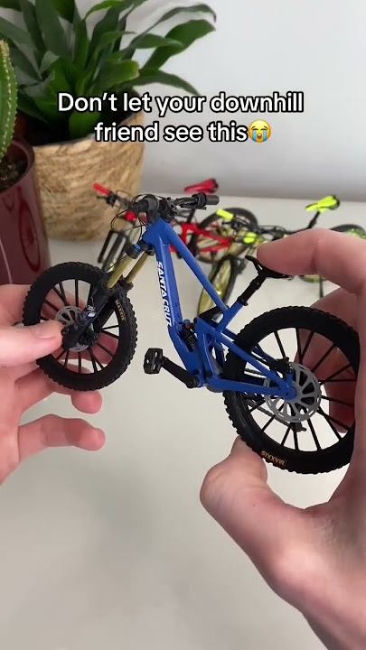 mainan miniatur sepeda downhill keren yang pernah saya temukan #accessories #unboxing #toys