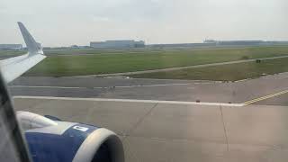 British Airways A320 NEO Amsterdam takeoff