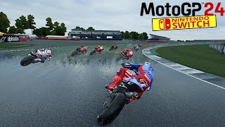 Moto GP 24 Nintendo Switch Gameplay Rain Effect Test