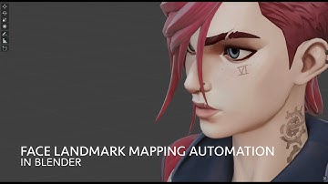 Blender Pipeline Automation | Single Face Landmark Mapping - Vi Arcane
