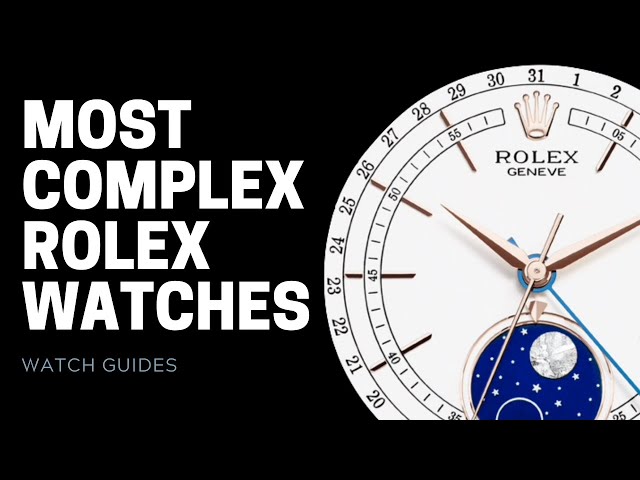 Most Complex Rolex Watches - Sky-Dweller, Yachtmaster II, Cellini Moonphase | [Rolex Watches]