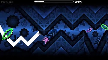 geometry dash azure flare 12-51% extreme demon verification progress (hardest nc level)