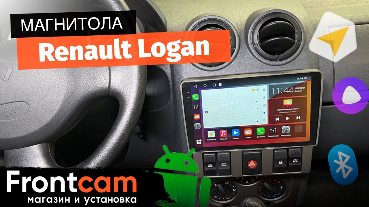 Магнитола Canbox H-Line 2K для Renault Logan на Android