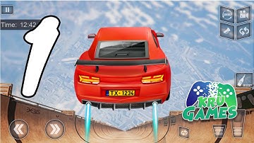 Crazy Car Stunts 2021 - Mega Ramp Stunt Car Games Gameplay Walkthrough #1 (Android, IOS)