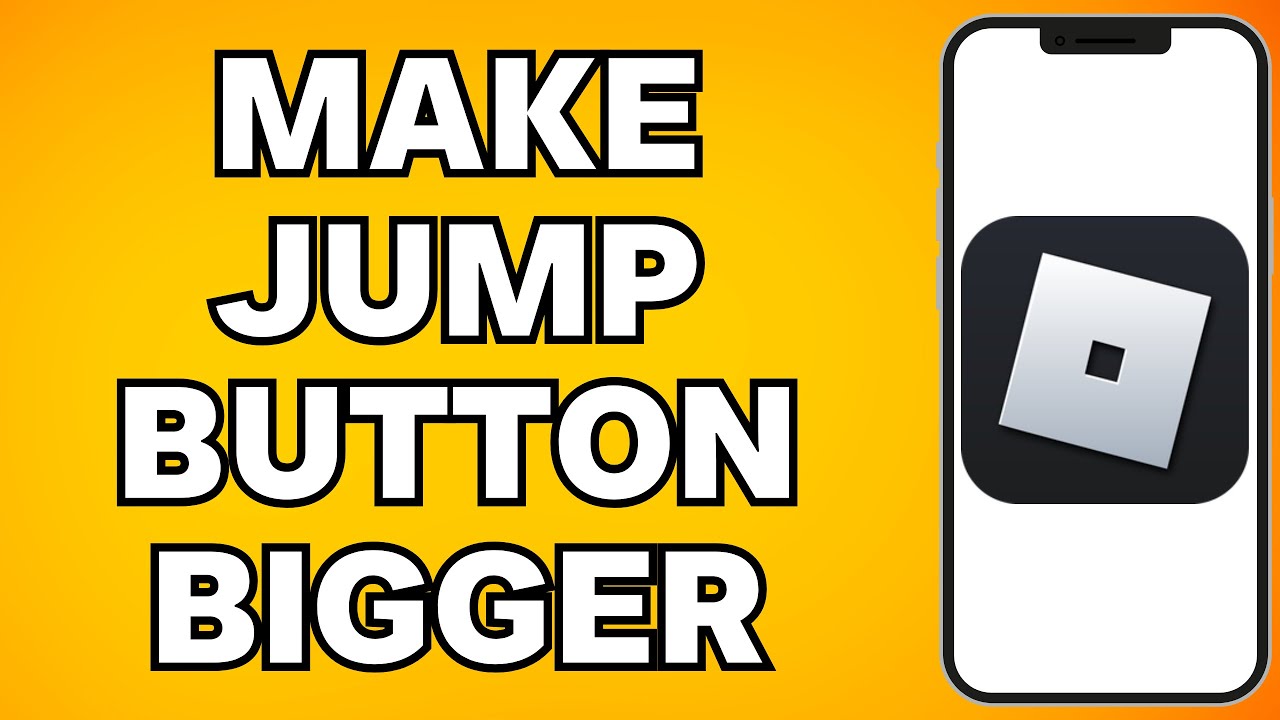 How To Make The Jump Button Bigger in Roblox (iPhone/iPad) - YouTube