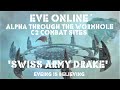 Eve Online Alpha C2 Wormhole Combat Site Guide: Swiss Army Drake v Perimeter Checkpoint