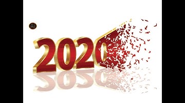Happy New Year 2020 | Dispersion effect in Adobe Illustrator | Illustrator cs6