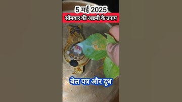 5 मई 2025 सोमवार की अष्टमी के उपाय#आज सोमवार की अष्टमी#pradeep mishra ji#viralvideo#बेल