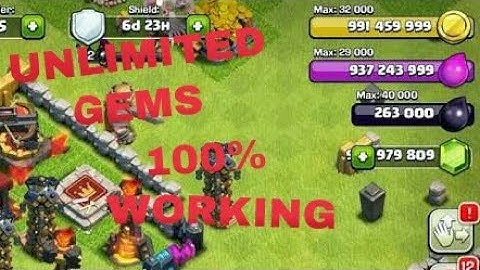 clash of clan with unlimited gems  - latest trick by hack & Crack hackcrack
