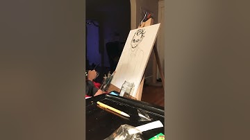 The Dark Knight | Joker hyperlapse | Painting #film #batman #joker #jokershorts