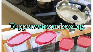 TUPPERWARE /TUPPERWARE UNBOXING / NEW PRODUCT LINE /LUCKY'S BASKET