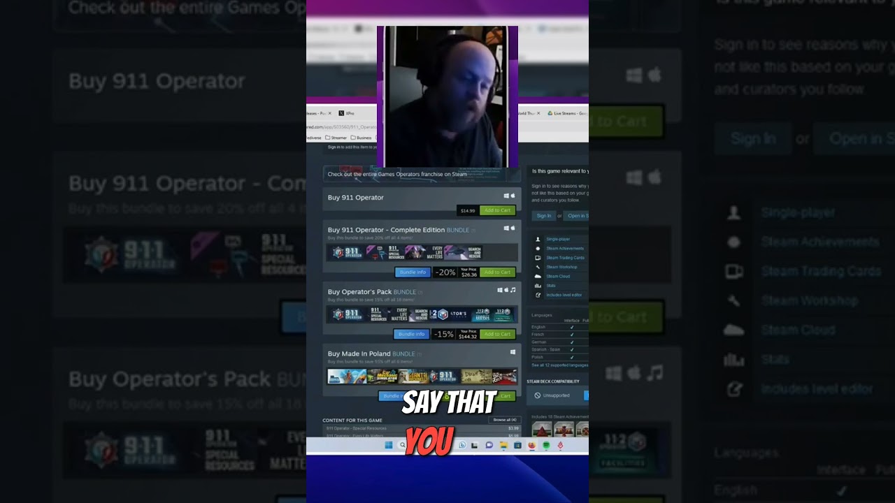 Why You Should Try 911 Operator! #shorts