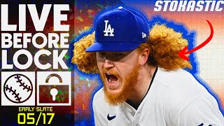 MLB DFS Picks Today 5\/17\/23: DraftKings \& FanDuel Baseball Lineups | Deeper Dive \& Live Before Lock