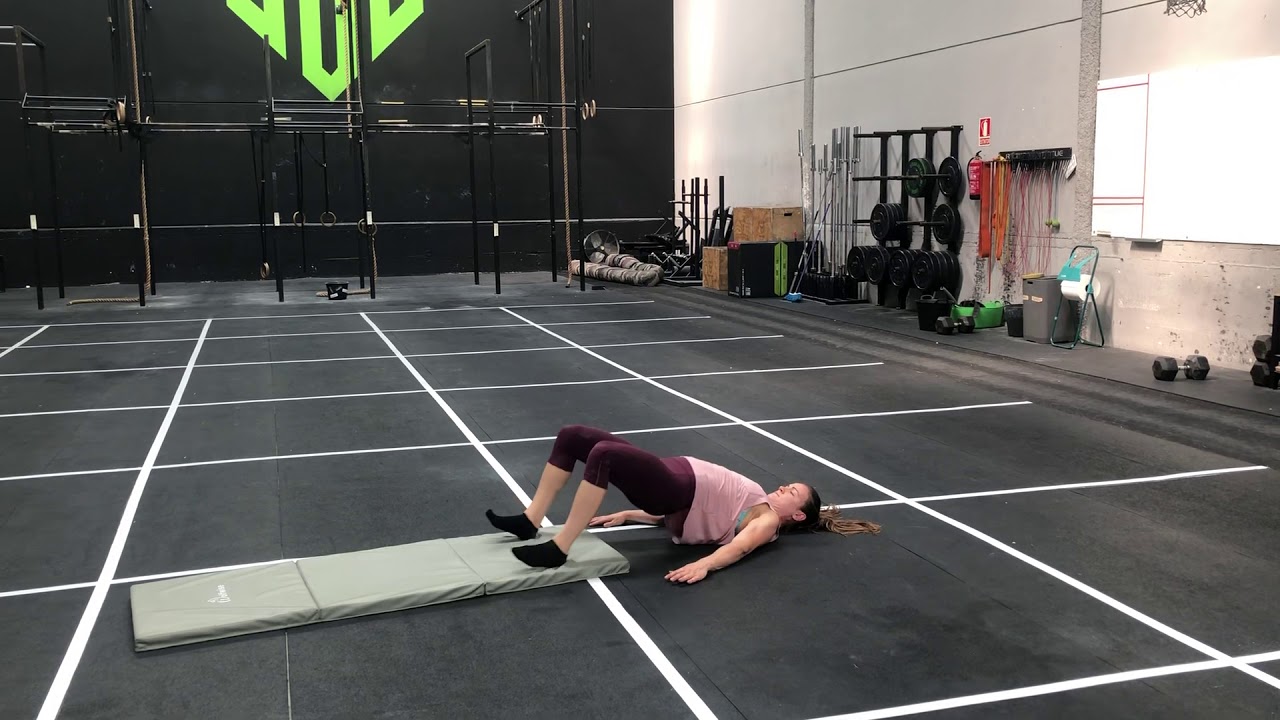 Sliding glute bridges YouTube
