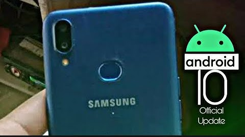 Samsung Galaxy A10s Official Android 10 Update