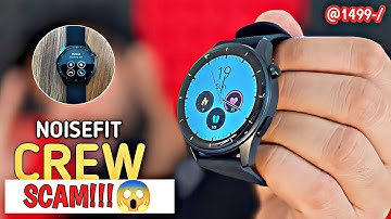 Noisefit CREW smartwatch unboxing & review⚡️1.38 inches Round Dail Display with 500 nits Brightness