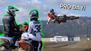 Dangerboy Deegan Riding 2 Strokes with Twitch!! Pro Day at Pala