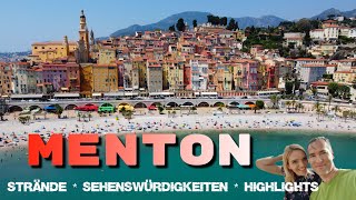 Cote d'Azur Menton Sehenswürdigkeiten Strände Highlights der Französischen Riviera Urlaub Frankreich