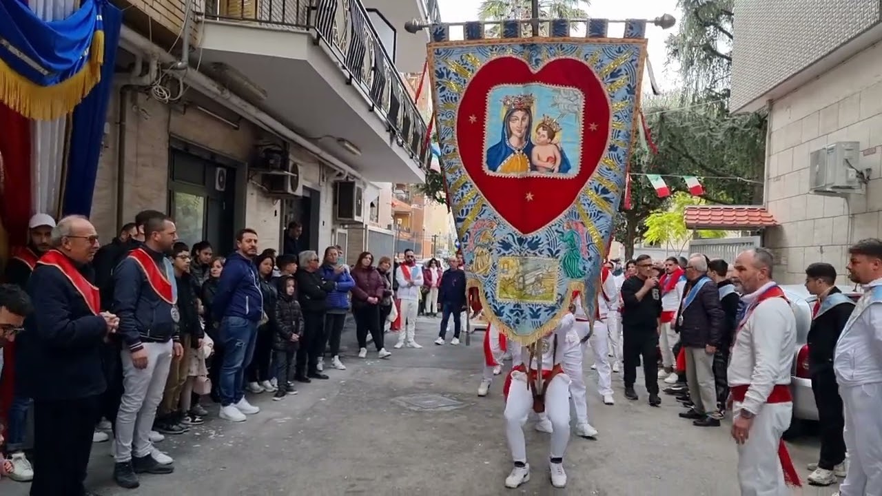 Madonna Dell' Arco San Pio X Funzione Piazza Gramsci 02/04/2023