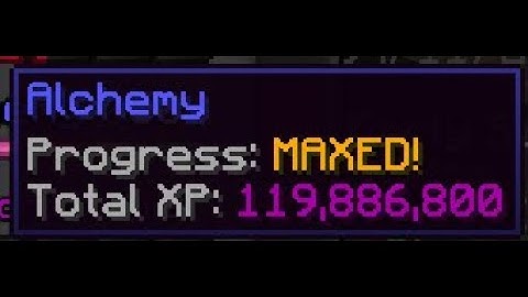 120mil alchemy xp In Stranded (Hypixel Skyblock)
