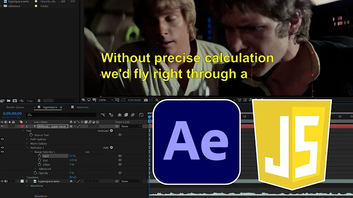 Automated Animated Subtitles in After Effects