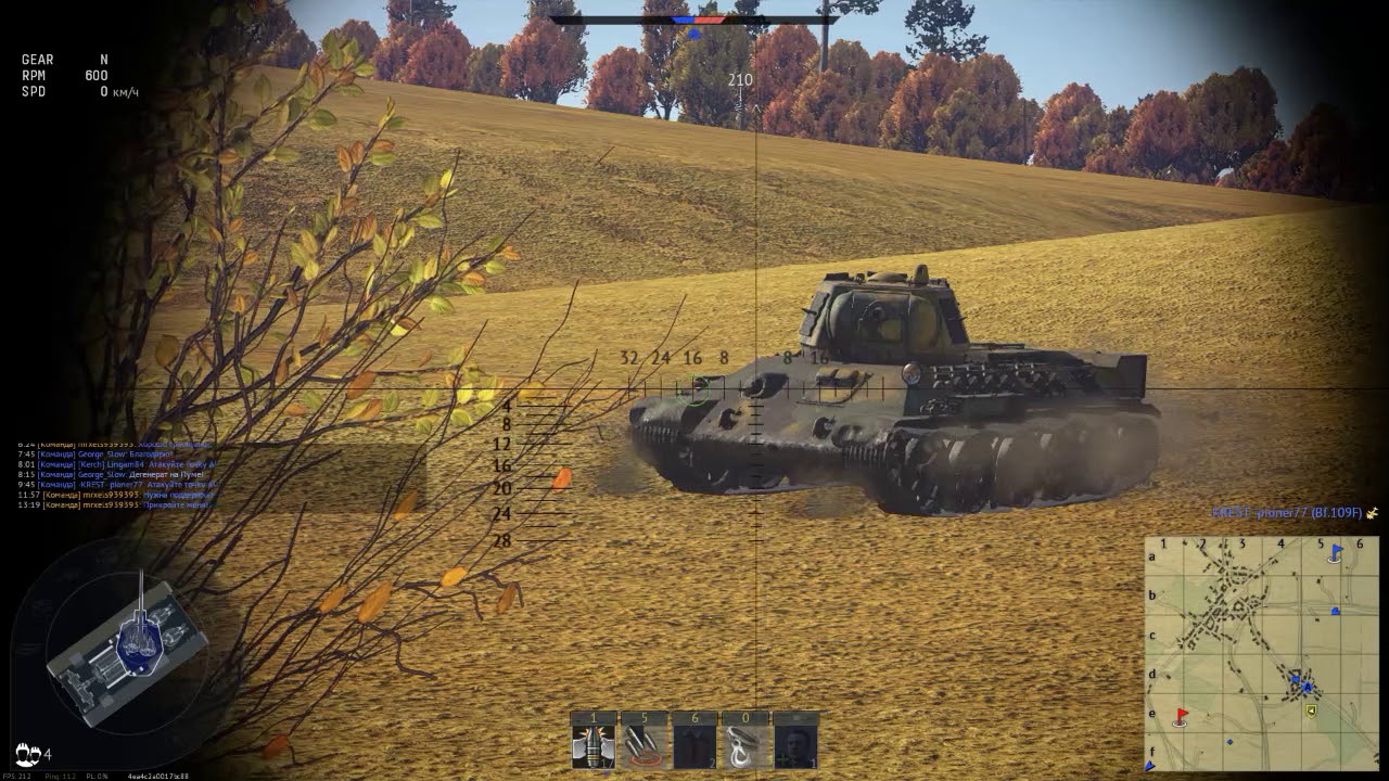 War Thunder: kv1 kill right in the sweet spot