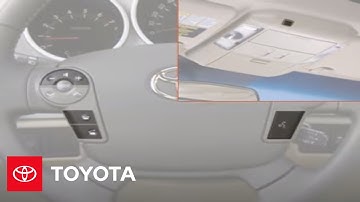2007 - 2009 Tundra How-To: Bluetooth® (With Navigation System) - Controls | Toyota