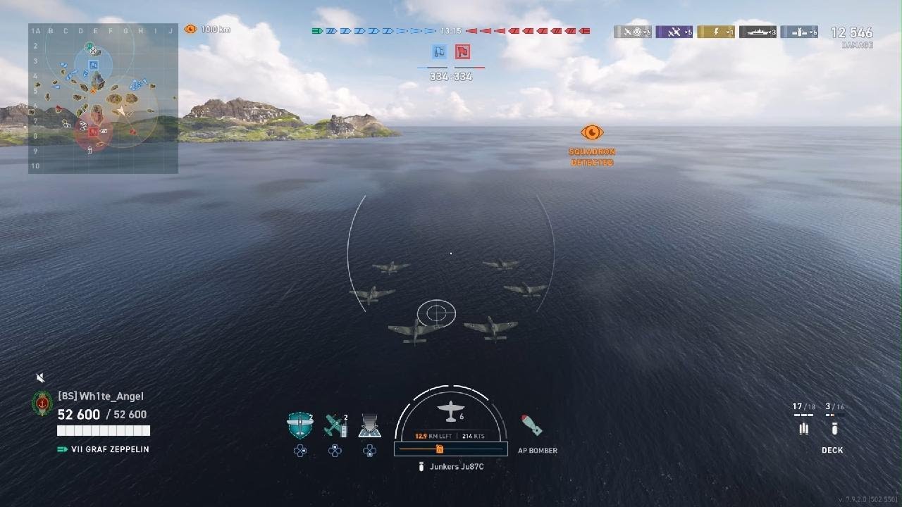 The Graf Zeppelin is perfectly balanced in World Of Warships Legends