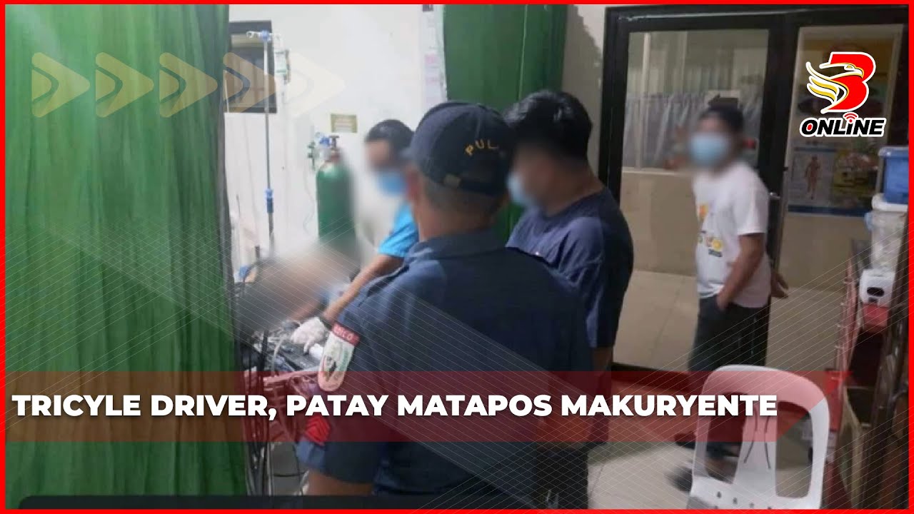 Tricyle driver, patay matapos makuryente