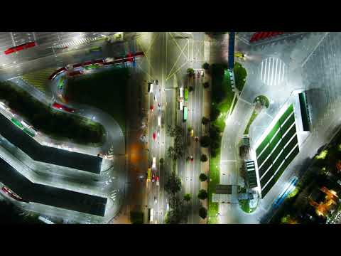 Bogotá Hyperlapse at Night 4K | Portal 80 - Aerial Drone