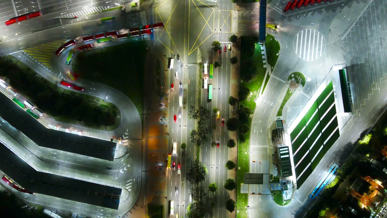 Bogotá Hyperlapse at Night 4K | Portal 80 - Aerial Drone