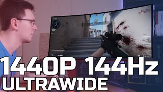 AOC CU34G2X Review - 1440p 144Hz & CHEAP Ultrawide! - TechteamGB