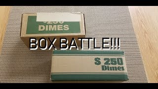 Customers VS The Bank! Coin Roll Hunting 500 dollars in dimes!
