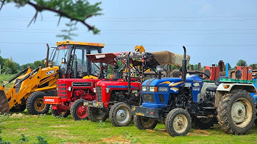Tractor Stuck Loading Mud in Power Trolley | Eicher 380 | Mahindra 575 | Massey 1035 | Kubota Specs