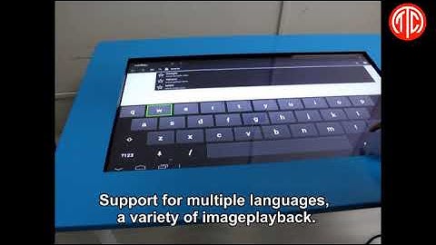 42 inch LCD Multi Points Interactive Waterproof Touch Screen Table