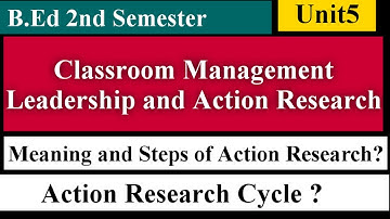 Meaning and Steps of Action Research|| Action Research Cycle||@santanukar3363