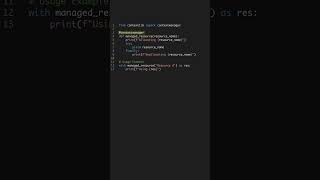 Master Context Managers in Python - Efficient Resource Handling #shorts